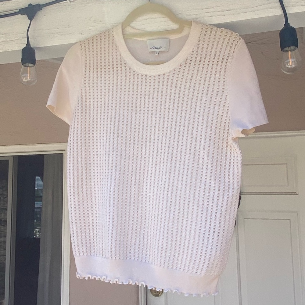 3.1 Phillip Lim Wool Scalloped-detail Sweater